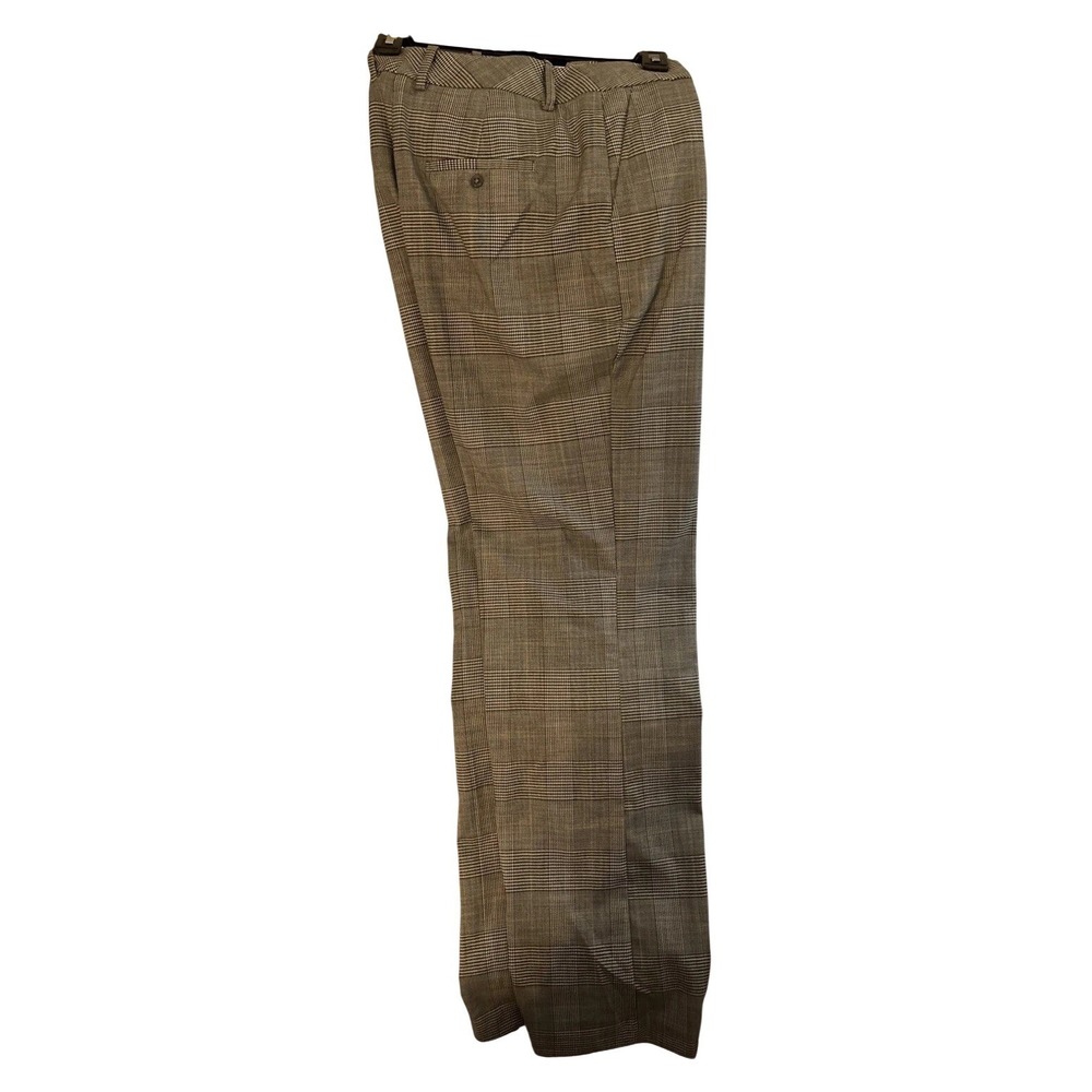 Women's Worthington Size 10 Gray Plaid High Rise Trousers - Picture 8 of 15
